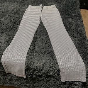 Size 2L editor slacks from express with a fun chevron pattern